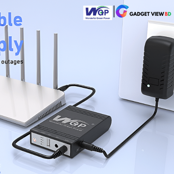 WGP mini UPS 5/9/12V (8,800mAh)- Router & ONU up to 8 Hours Backup