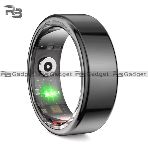 Smart Finger Ring for Fitness Tracking – With Magnetic Charging Cable