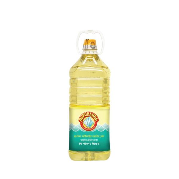 Rupchanda Fortified Soyabean Oil 2Ltr(রূপচাঁদা ফোর্টিফাইড সয়াবিন তেল)