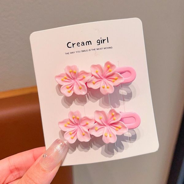 Pink Sakura hair clip