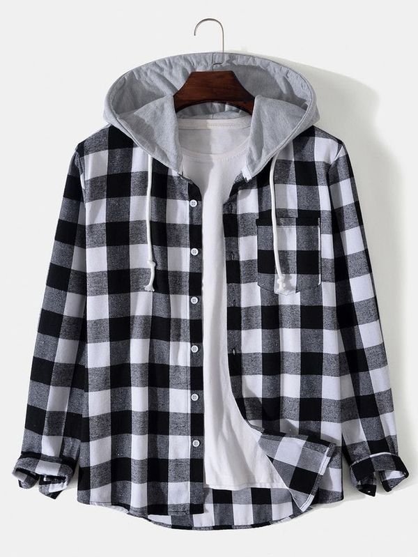 Premium hooded shirt for winter 0052