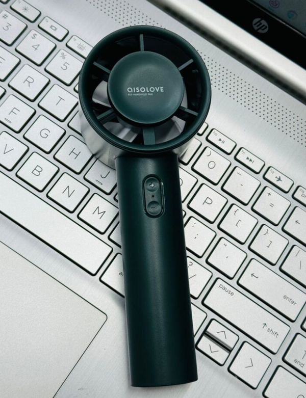 Xiaomi AISOLOVE F01 Handheld Turbo Fan (2000mAh Battery) – Green Color