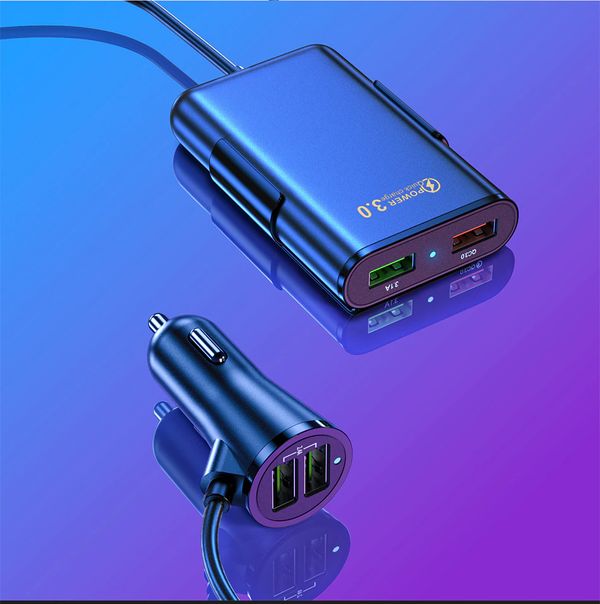 4-ports USB Car Quick Charger