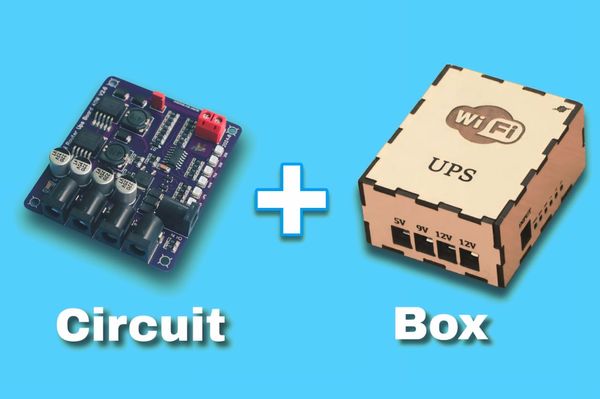🔰 Ups Box and Mini Router UPS Circuit Board 40W V2.6 🔰