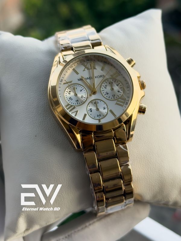MICHAEL KORS CHAIN GOLD BODY WHITE DIAL