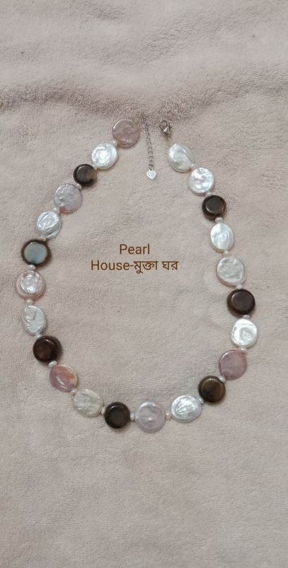 Exclusive Coin Pearl Necklace