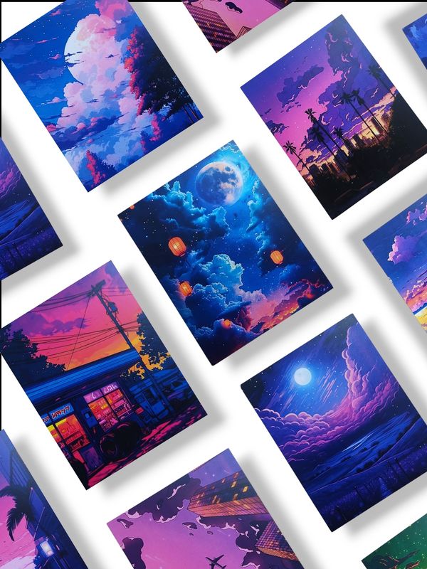 Scenery Wallcards Set