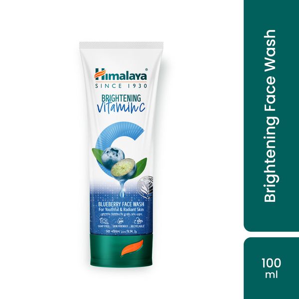 Himalaya Brightening Vitamin C Blueberry Face Wash - 100ml - 42642