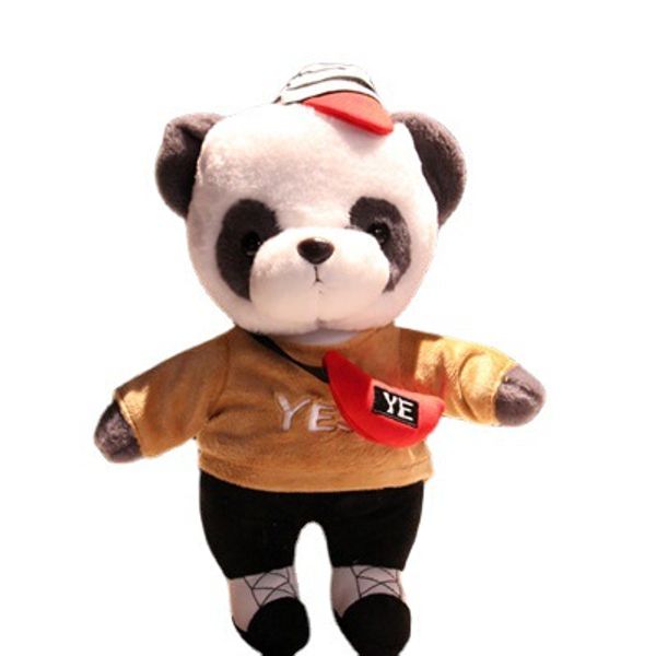 Genuine Panda And Little Bear Doll Plush Toy Gift Items For Children And Girls 30cm