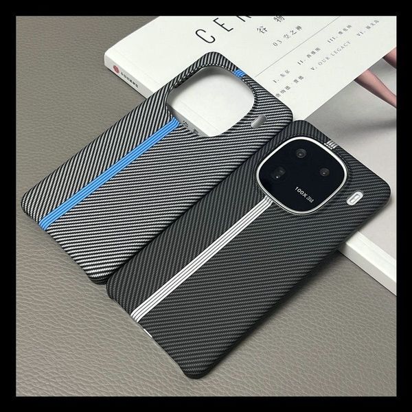 Premium carbon fiber track case for IQOO12