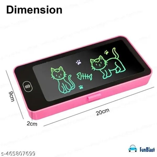 2 in 1 LCD Digital Slate for Kids, Pencil Box for Kids, Doodle Writing Board for School Going Kids, Educational Toys for Kids
