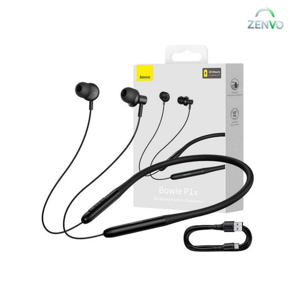Baseus Bowie P1x Neckband – Black Color