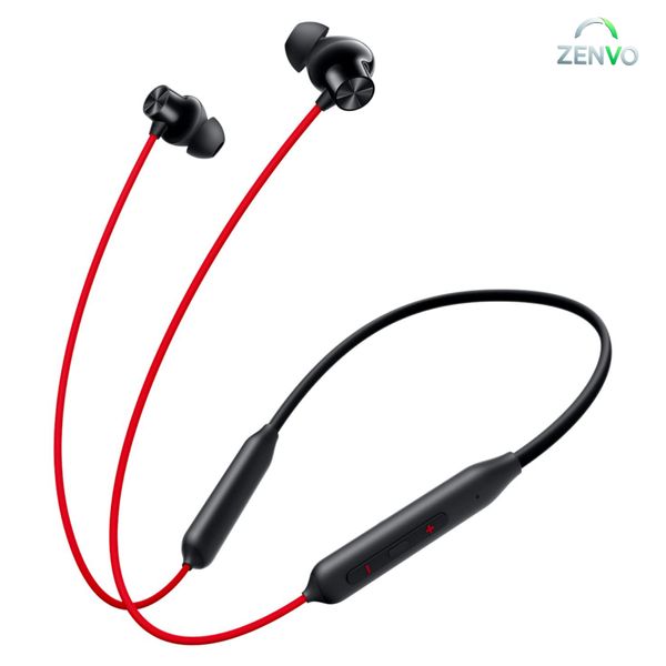 OnePlus Bullets Wireless Z2- Black & Red Color