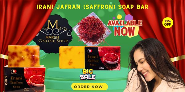 đ°đIrani Jafran (Saffron) Soap Bar