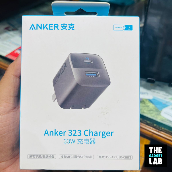 Anker 323 33W Dual Port Fast Charger- Black Color - Image 2