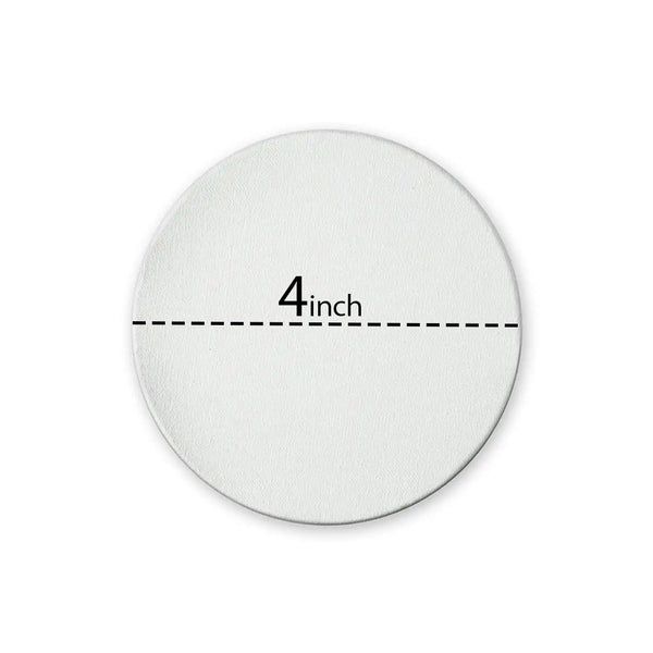 Round canvas 4"