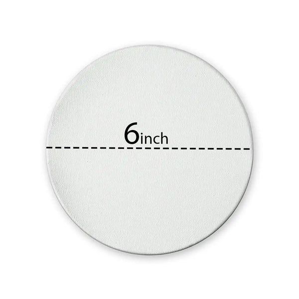 Round canvas 6"