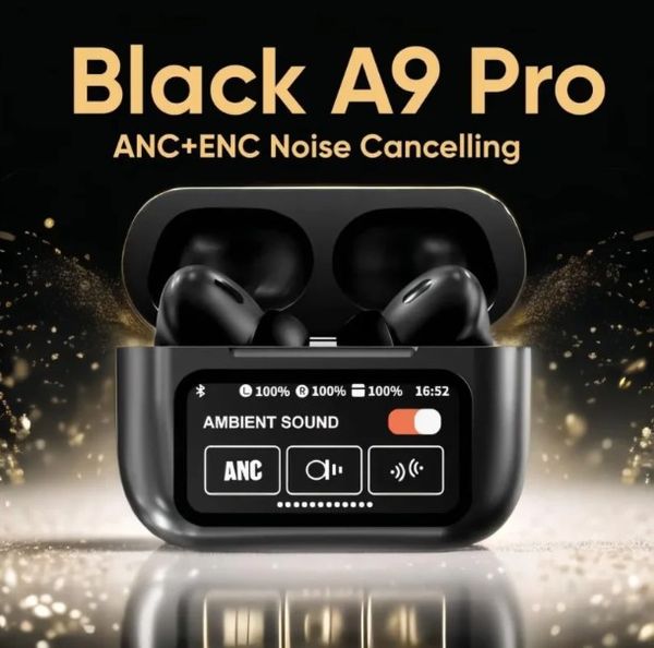 A9 Pro ANC Touch Screen Display Earbuds