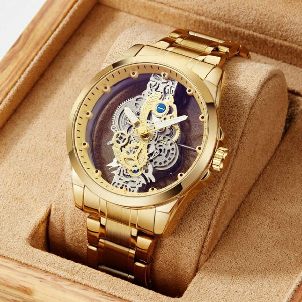 Skeleton man watch