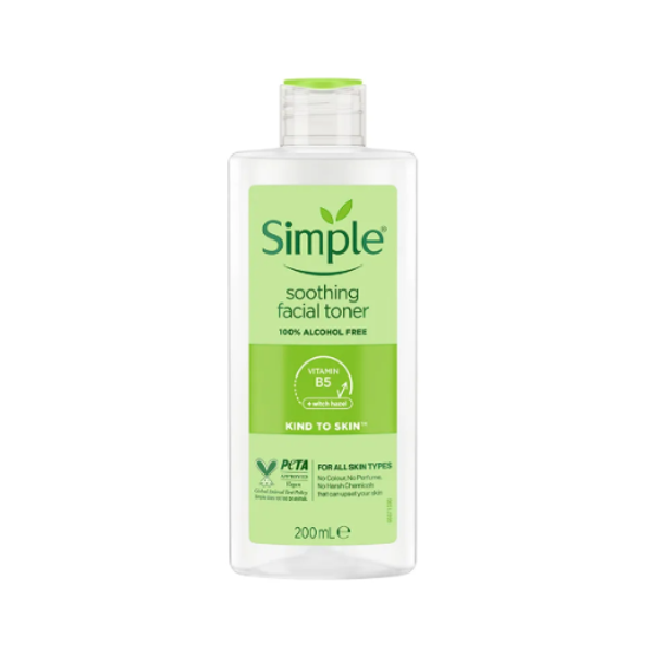 Simple Kind To Skin Soothing Facial Toner 200ml