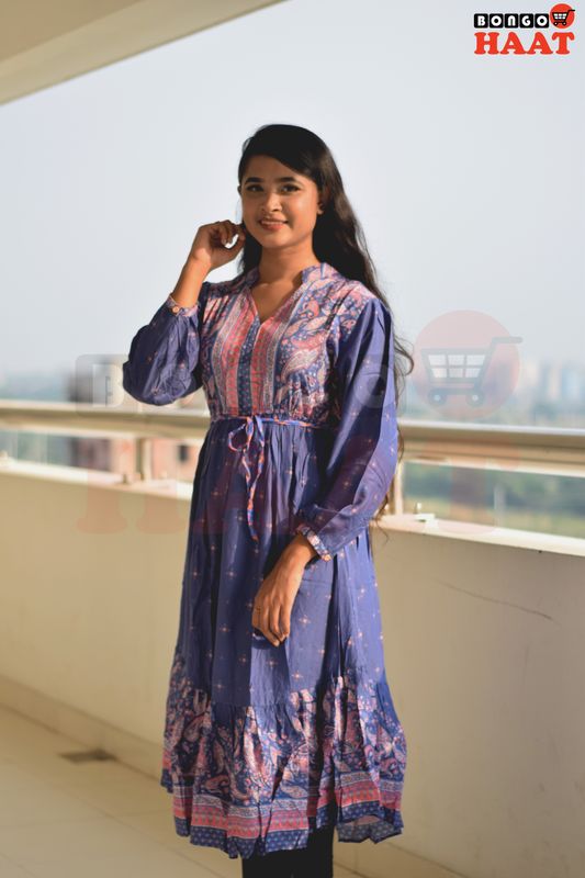 Fashionable Lilen Kurti 100% Exporte Fabric