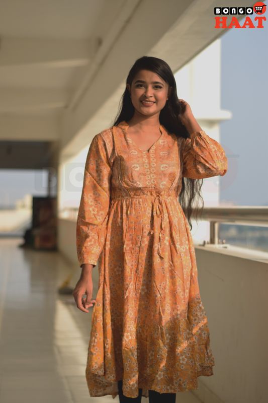 Fashionable Lilen Kurti 100% Exporte Fabric