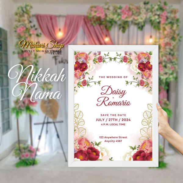 Nikkah Nama (13x17.inc)