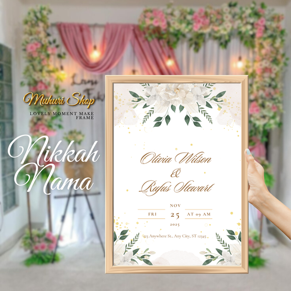 Nikkah Nama (13x17.inc)