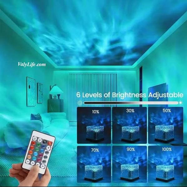 Creative Dynamic water ripple lamp
