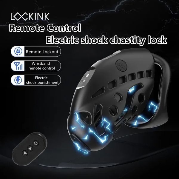 Men's Remote-controlled Intelligent AI Chastity Cage Nautilus CB Penis Lock Conditioning Abstinence Toy Urethral Lock Sex Toy