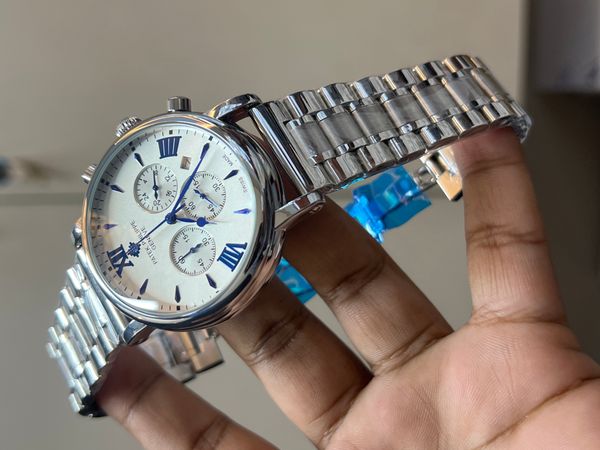 PATEK CH ROMAN BLUE DIGITS