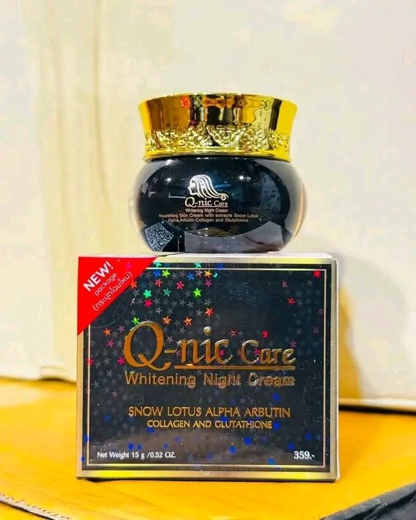Q-nic Care 15g Whitening Night Cream Made
