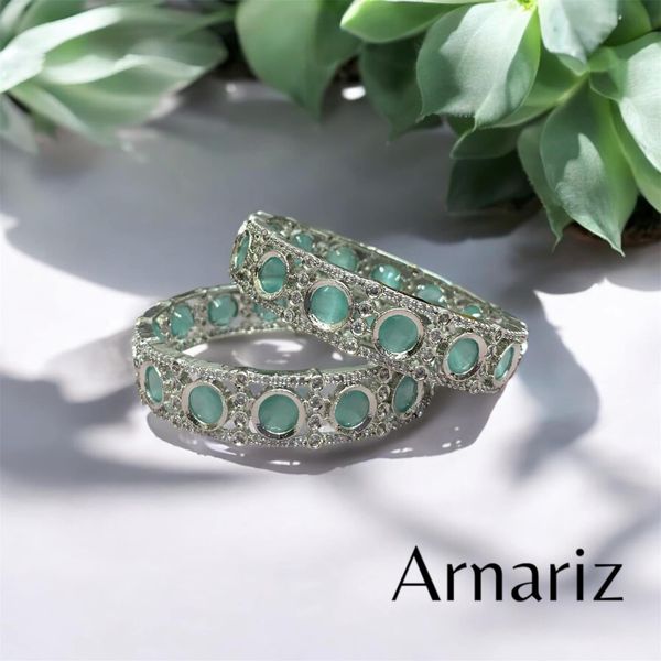 Diamond cut bangle 7