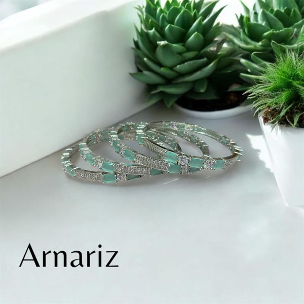 Diamond cut bangle 17