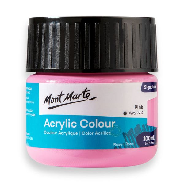 Mont Marte 100ml Pink Colour