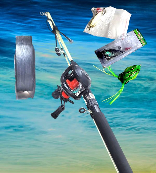 Baitcasting Fishing Reel Left Hand - মাছ ধরার রিল (Full Package)