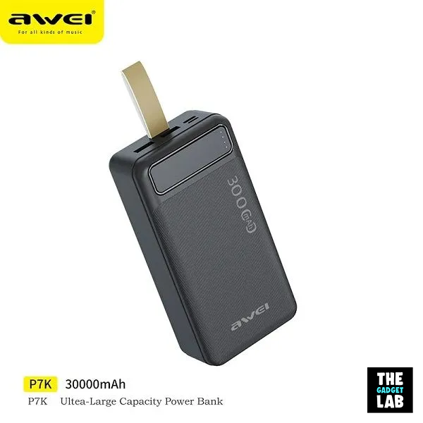 Awei P7K 30000mAh Fast Charging Power Bank - Image 2