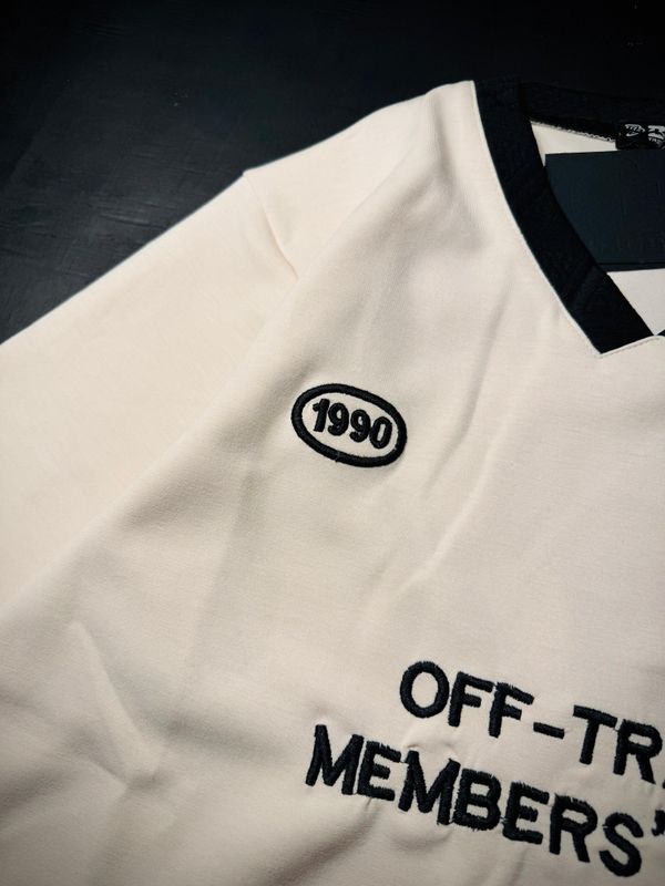 1990 Off Track Members' club V neck full sleeve sweatshirt - Image 3