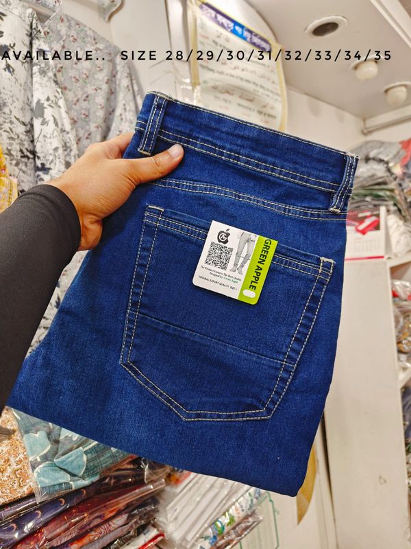 Fashionable Premium Nevy blue Denim Pant