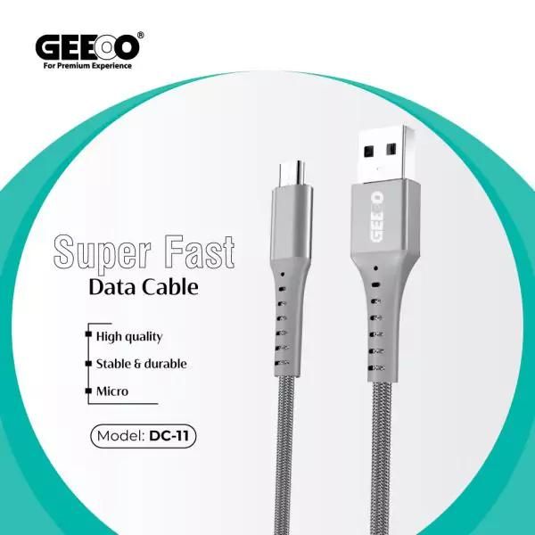 Geeoo DC-11 3A Micro USB Short Cable 30cm
