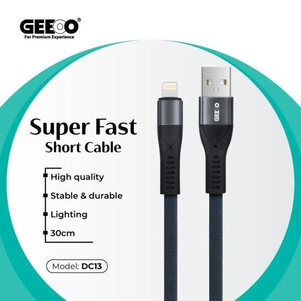 Geeoo DC-21 2.4A Micro USB Long Charging Data Cable 2m
