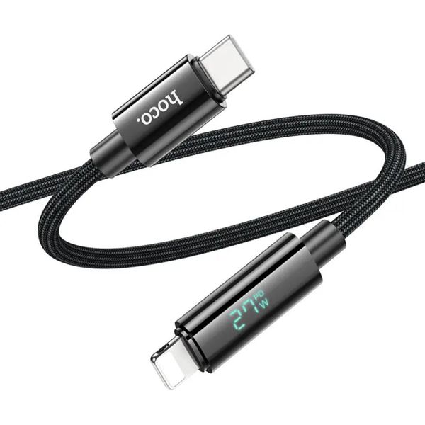 HOCO U125 Benefit PD Charging Data Cable With Display iPhone
