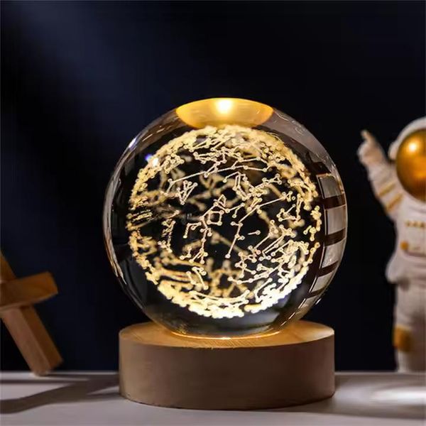 3D Crystal Ball – Constellation (1 Color Base)
