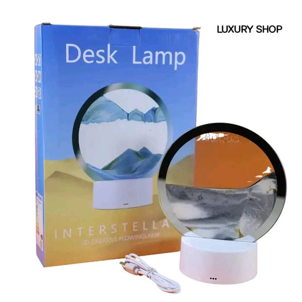 LED Moving Sand Art Table Lamp