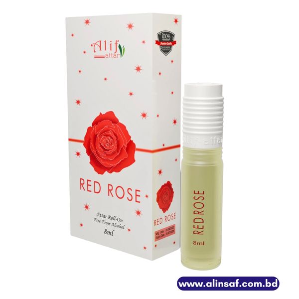 RED ROSE 8ML BY ALIF ATTAR