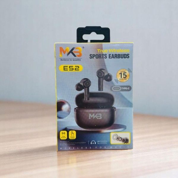 MKB E52 True Wireless Earbuds – Black