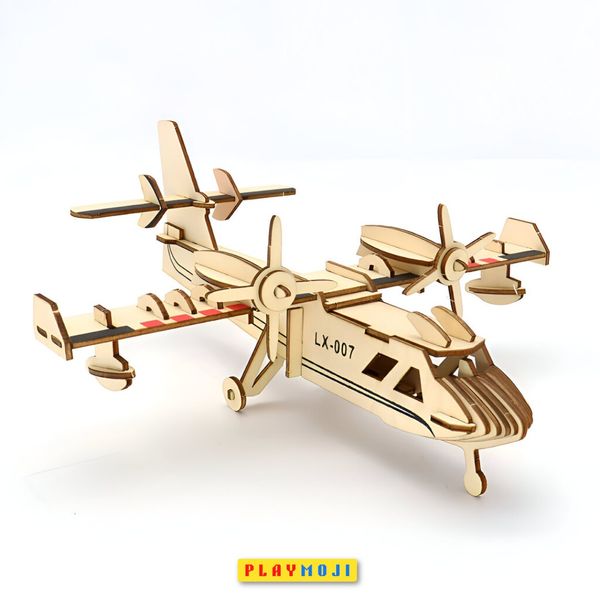 Amphibious Bomber 3D Wooden Puzzle (Model)