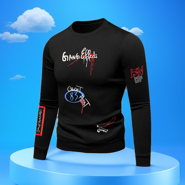 Cotton Long Sleeve Sweat Shirt for Men