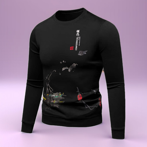 Cotton Long Sleeve Sweat Shirt for Men