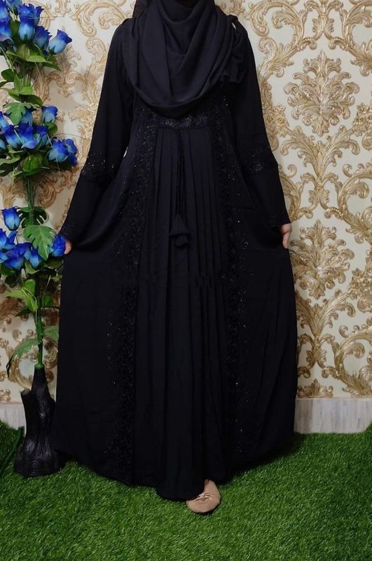 Embroidery Borka with Hijab